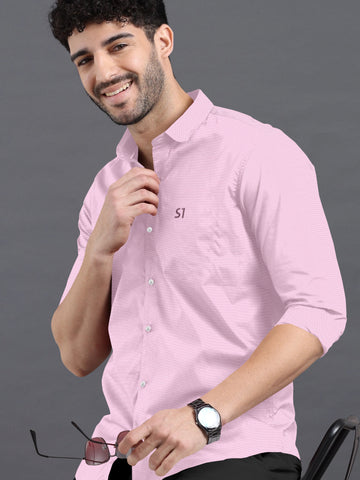 Pink Everlasting Solid Long Sleeve Shirt